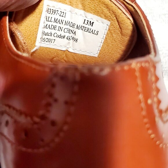 STACY ADAMS Children's Boy "TY" Cap Toe (43397-221) Cognac- Size: 13M - Picture 7 of 13